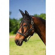 Bonnet résille EQUITHÈME avec chasse-mouches