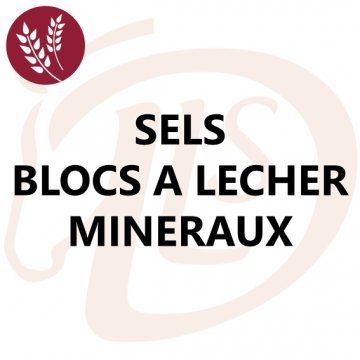 Sels, Blocs à Lécher et Minéraux